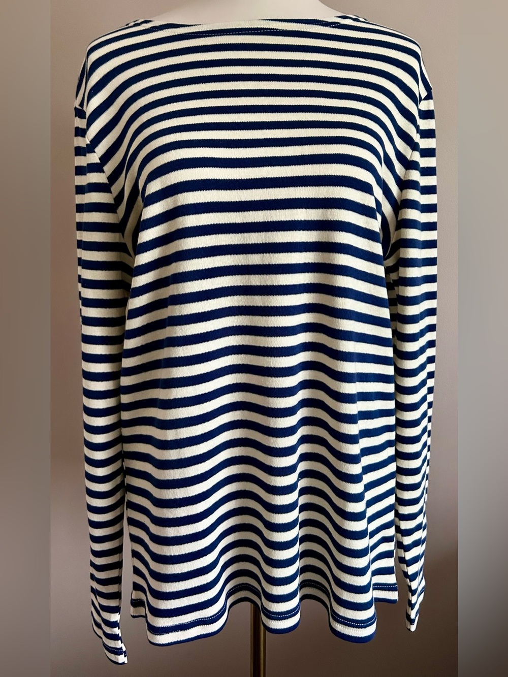 NWT - Urban Renewal Long-Sleeved Tee in Cream & Navy Stripe